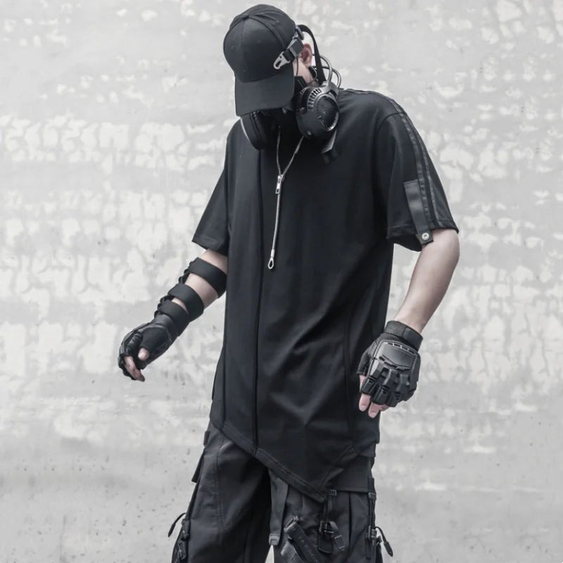 Men High Street Irregular Hem T-Shirt - ATLAS 1