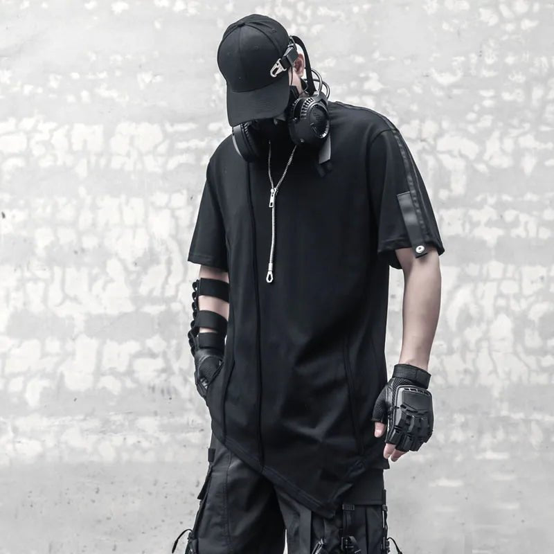 Men High Street Irregular Hem T-Shirt - ATLAS 1