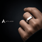 Men Minimalist Gold Plated Stainless Steel Ring - ATLAS 1