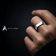 Men Minimalist Gold Plated Stainless Steel Ring