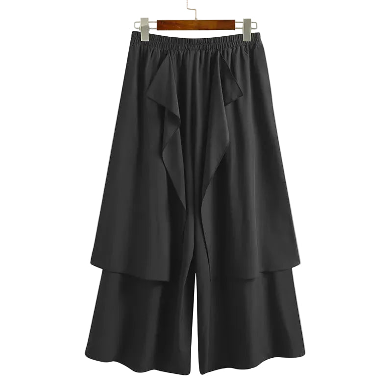 Men Punk Style Irregular Wide Pants - ATLAS 1