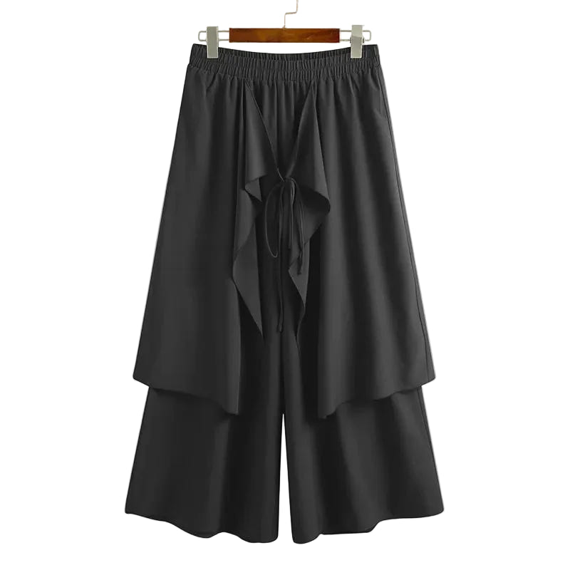 Men Punk Style Irregular Wide Pants - ATLAS 1