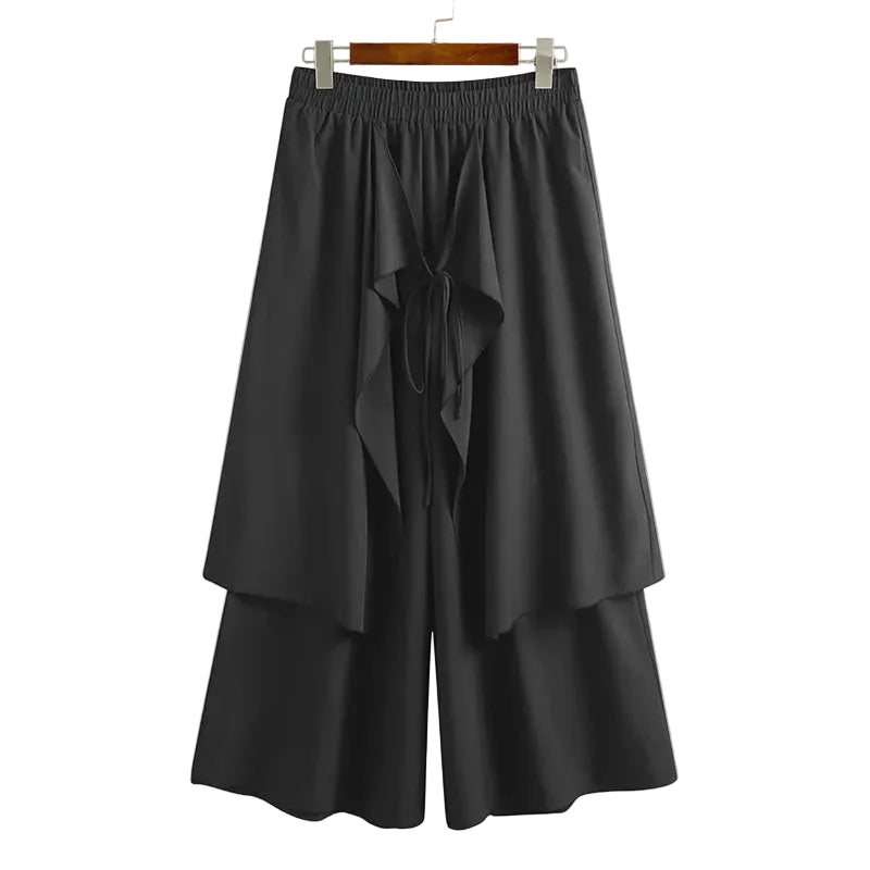 Men Punk Style Irregular Wide Pants - ATLAS 1