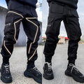 Men Reflective Cargo Joggers Streetwear Sports Pants - ATLAS 1 - Techwear Store