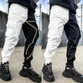 Men Reflective Cargo Joggers Streetwear Sports Pants - ATLAS 1 - Techwear Store