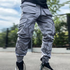Men Reflective Cargo Joggers Streetwear Sports Pants - ATLAS 1 - Techwear Store