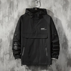 Men Streetwear Windbreaker Hip Hop Jacket - ATLAS 1