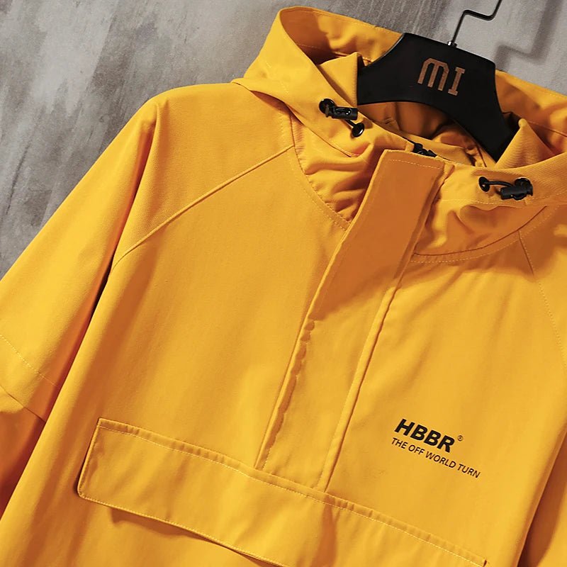 Men Streetwear Windbreaker Hip Hop Jacket - ATLAS 1