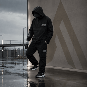 Men Streetwear Windbreaker Hip Hop Jacket