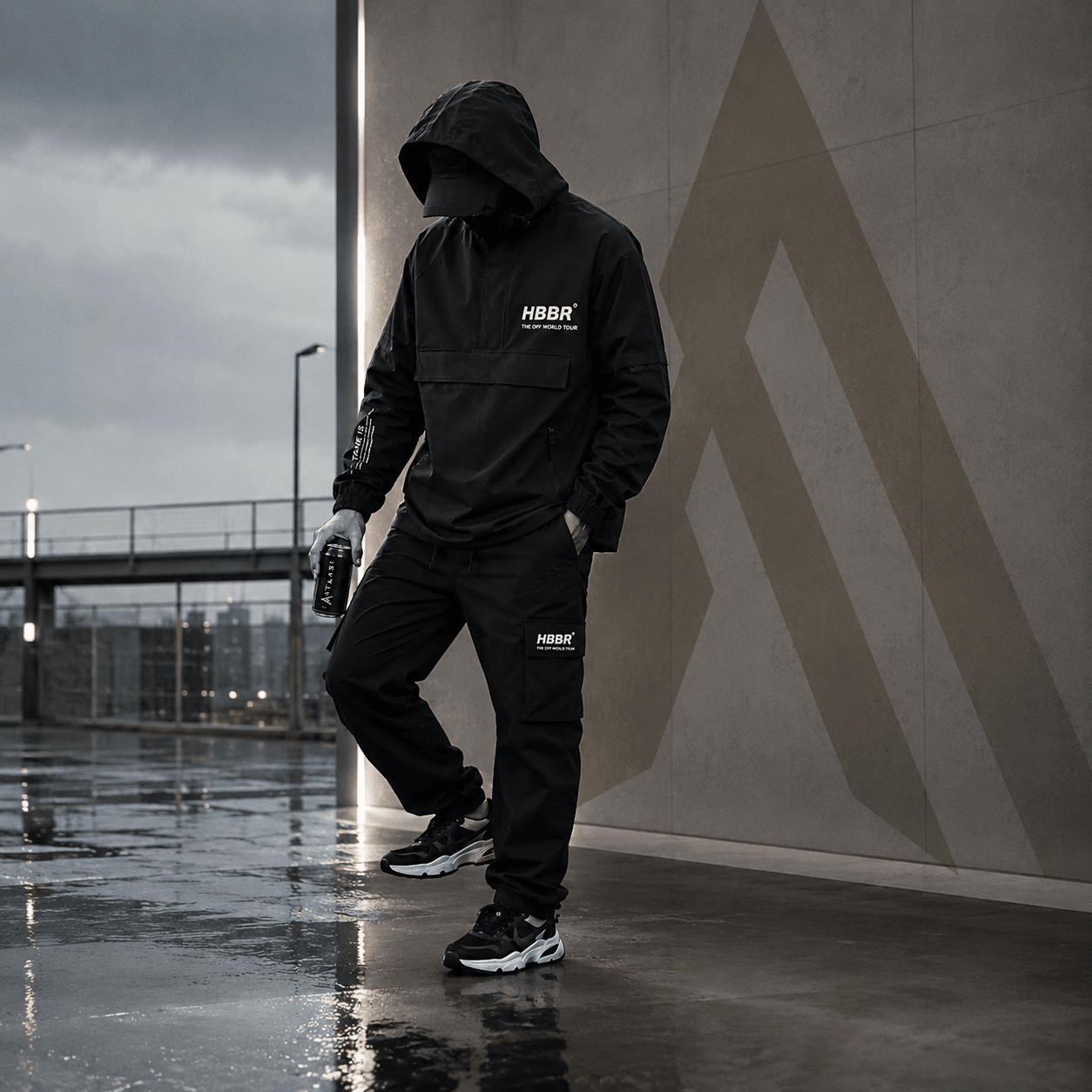 Men Streetwear Windbreaker Hip Hop Jacket - ATLAS 1