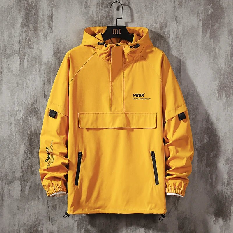Men Streetwear Windbreaker Hip Hop Jacket - ATLAS 1