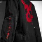 Men Techwear Denim Motorcycle Gym Jacket - ATLAS 1
