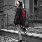 Men Techwear Denim Motorcycle Gym Jacket - ATLAS 1