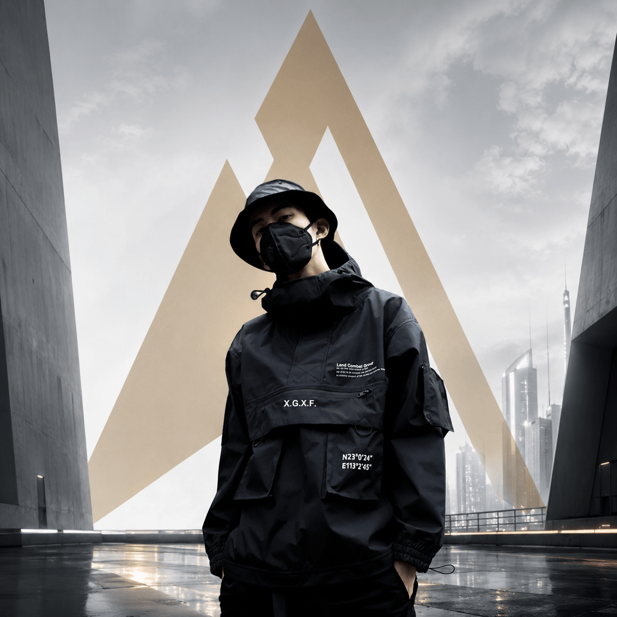 Men Techwear High Street Waterproof Hoodie Jacket - ATLAS 1