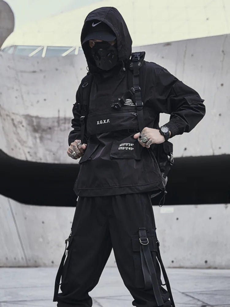 Men Techwear High Street Waterproof Hoodie Jacket - ATLAS 1