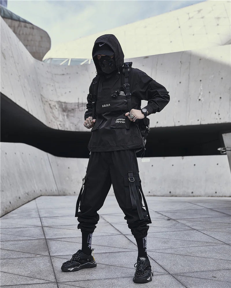 Men Techwear High Street Waterproof Hoodie Jacket - ATLAS 1