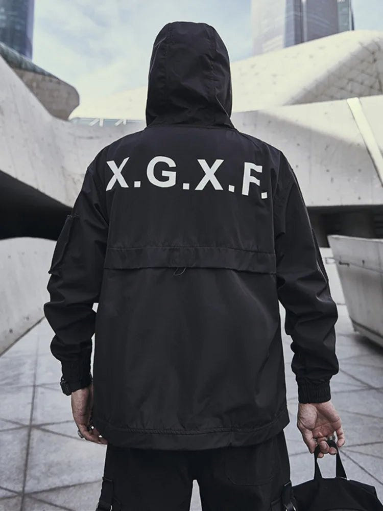 Men Techwear High Street Waterproof Hoodie Jacket - ATLAS 1