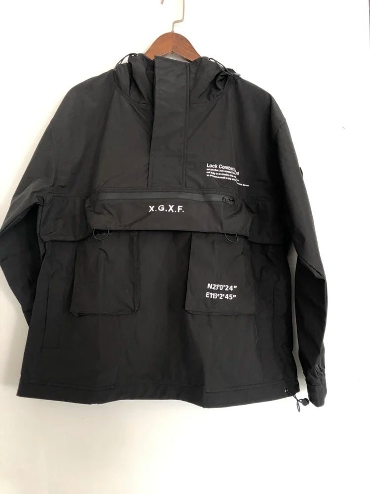 Men Techwear High Street Waterproof Hoodie Jacket - ATLAS 1