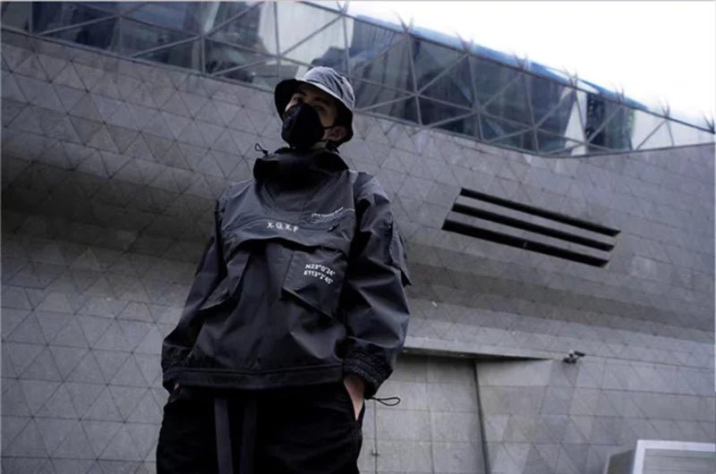 Men Techwear High Street Waterproof Hoodie Jacket - ATLAS 1