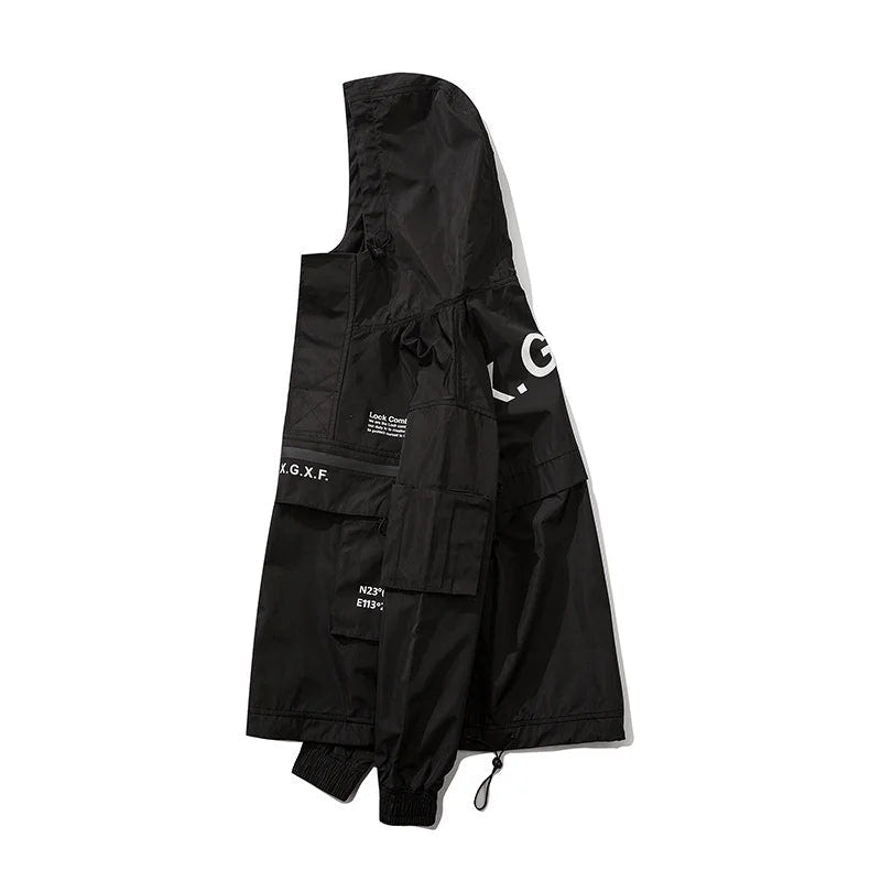 Men Techwear High Street Waterproof Hoodie Jacket - ATLAS 1