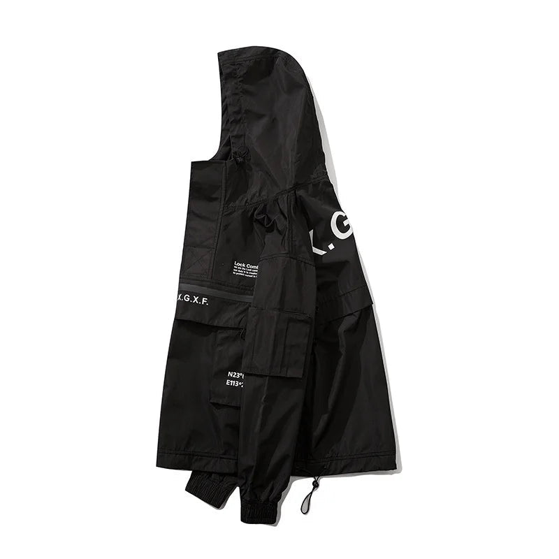 Men Techwear High Street Waterproof Hoodie Jacket - ATLAS 1