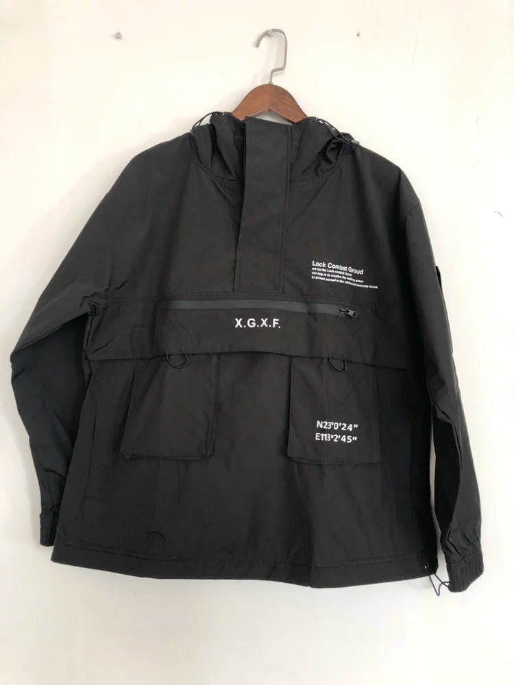 Men Techwear High Street Waterproof Hoodie Jacket - ATLAS 1