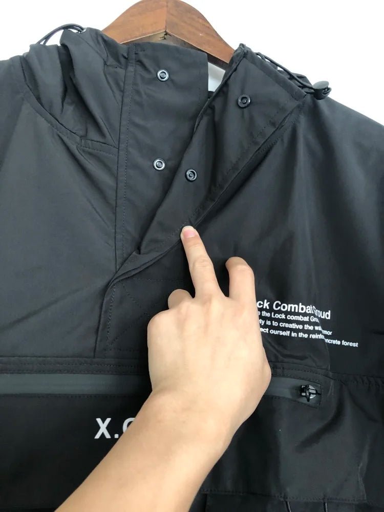 Men Techwear High Street Waterproof Hoodie Jacket - ATLAS 1