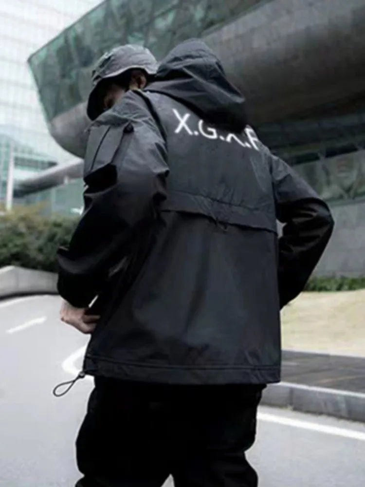 Men Techwear High Street Waterproof Hoodie Jacket - ATLAS 1