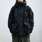 Men Techwear Windproof Waterproof Casual Hooded Jacket - ATLAS 1