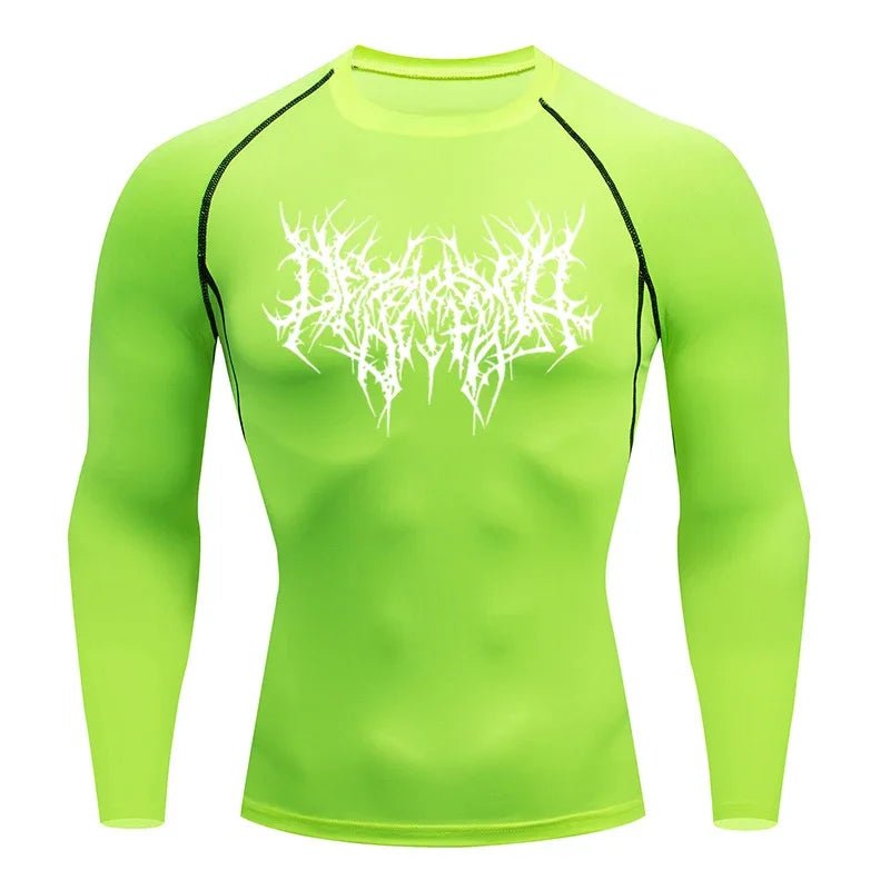 Men Tight Fit Running Gym T-Shirt - ATLAS 1 - Techwear Store