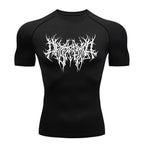 Men Tight Fit Running Gym T-Shirt - ATLAS 1 - Techwear Store