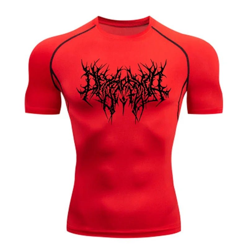 Men Tight Fit Running Gym T-Shirt - ATLAS 1 - Techwear Store