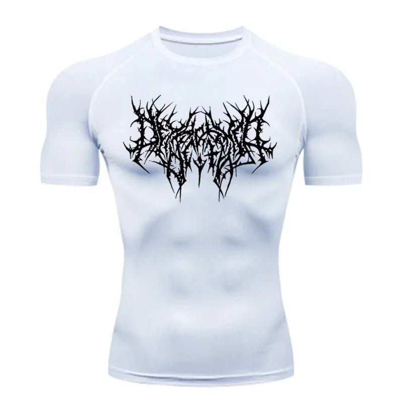 Men Tight Fit Running Gym T-Shirt - ATLAS 1 - Techwear Store
