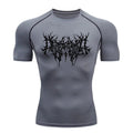 Men Tight Fit Running Gym T-Shirt - ATLAS 1 - Techwear Store