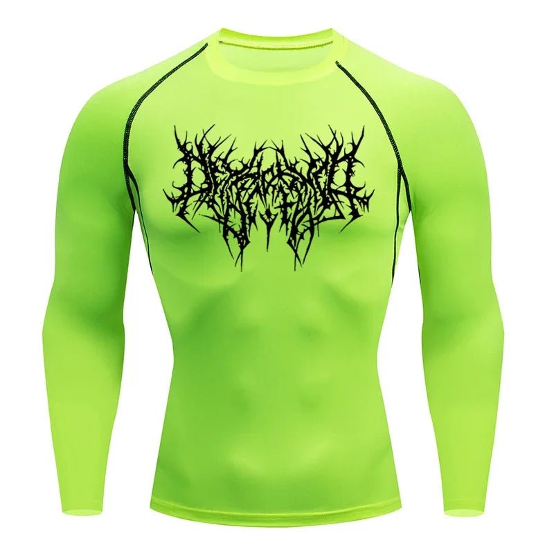Men Tight Fit Running Gym T-Shirt - ATLAS 1 - Techwear Store