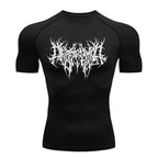 Men Tight Fit Running Gym T-Shirt - ATLAS 1 - Techwear Store
