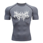 Men Tight Fit Running Gym T-Shirt - ATLAS 1 - Techwear Store