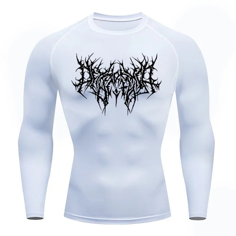 Men Tight Fit Running Gym T-Shirt - ATLAS 1 - Techwear Store