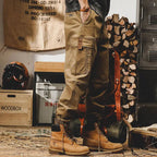 Men Vintage Techwear Cargo Pants Casual Safari Style - ATLAS 1 - Techwear Store