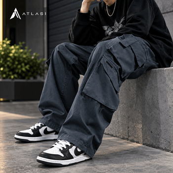 Men's Baggy Cargo Jogger Sweatpants