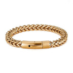 Men's Bicycle Chain Gold Plated Stainless Steel Bracelet - ATLAS 1
