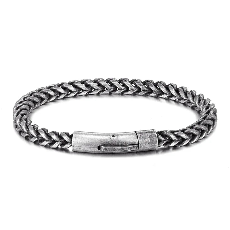 Men's Bicycle Chain Gold Plated Stainless Steel Bracelet - ATLAS 1