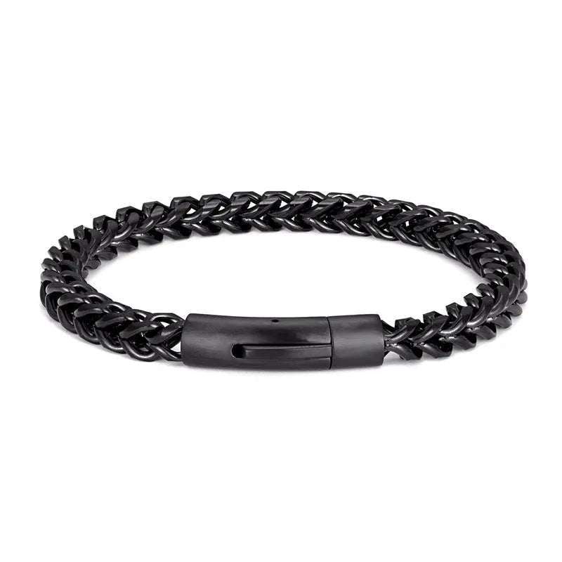 Men's Bicycle Chain Gold Plated Stainless Steel Bracelet - ATLAS 1