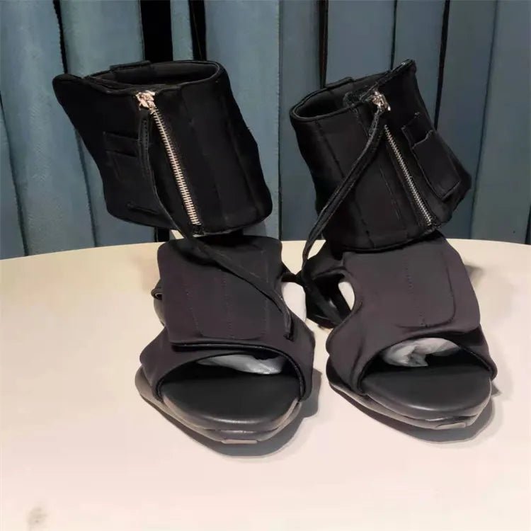 Men's Breathable Open Toe Canvas Platform Sandals - ATLAS 1
