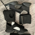 Men's Breathable Open Toe Canvas Platform Sandals - ATLAS 1