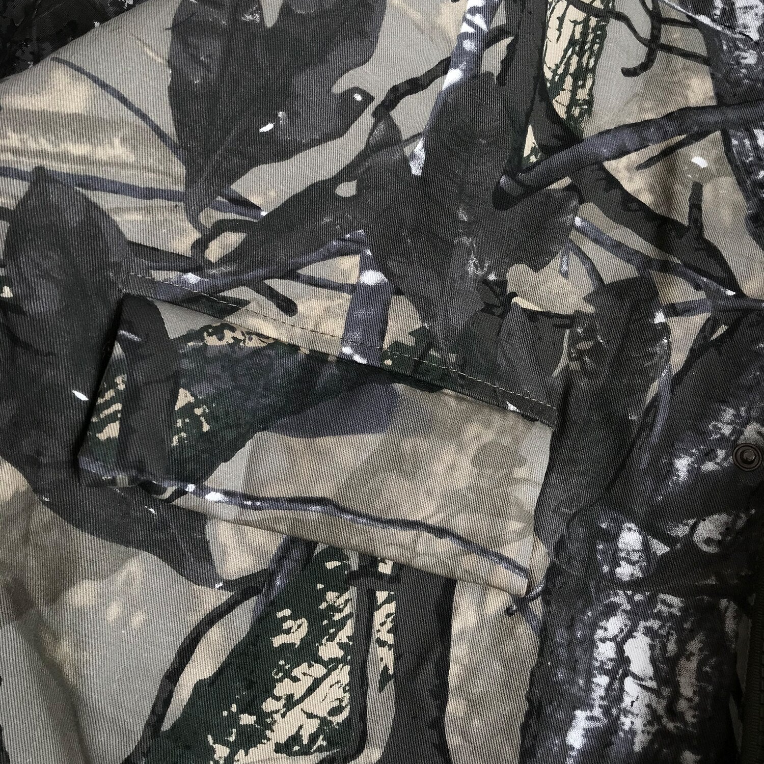 Men's Camouflage Print Oversized Techwear Parka - ATLAS 1