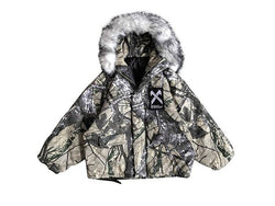 Men's Camouflage Print Oversized Techwear Parka - ATLAS 1