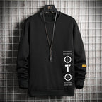 Men's Casual Style Plus Size Techwear Sweatshirt - ATLAS 1