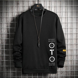 Men's Casual Style Plus Size Techwear Sweatshirt - ATLAS 1