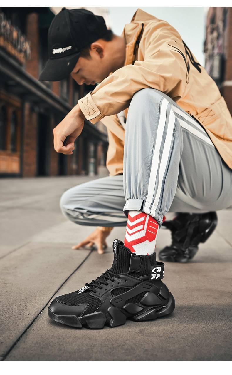 Men's Chunky Platform Techwear Sneakers - ATLAS 1